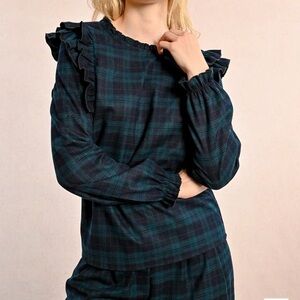 Molly Bracken Checked Blouse
